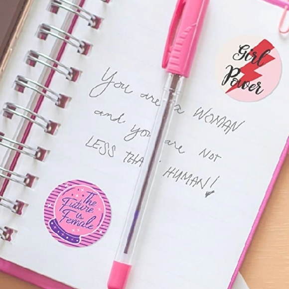 NEW! *Set of 6* girl power pro woman sticker pack - Picture 7 of 8